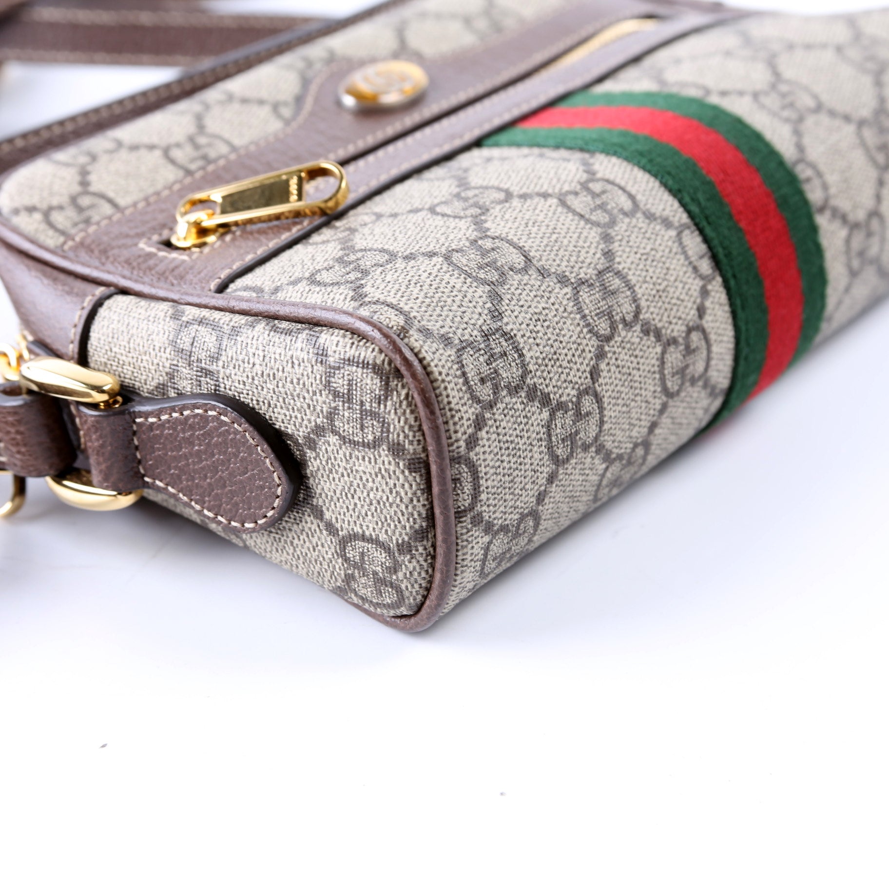 517350 GG Supreme Mini Ophidia Brown