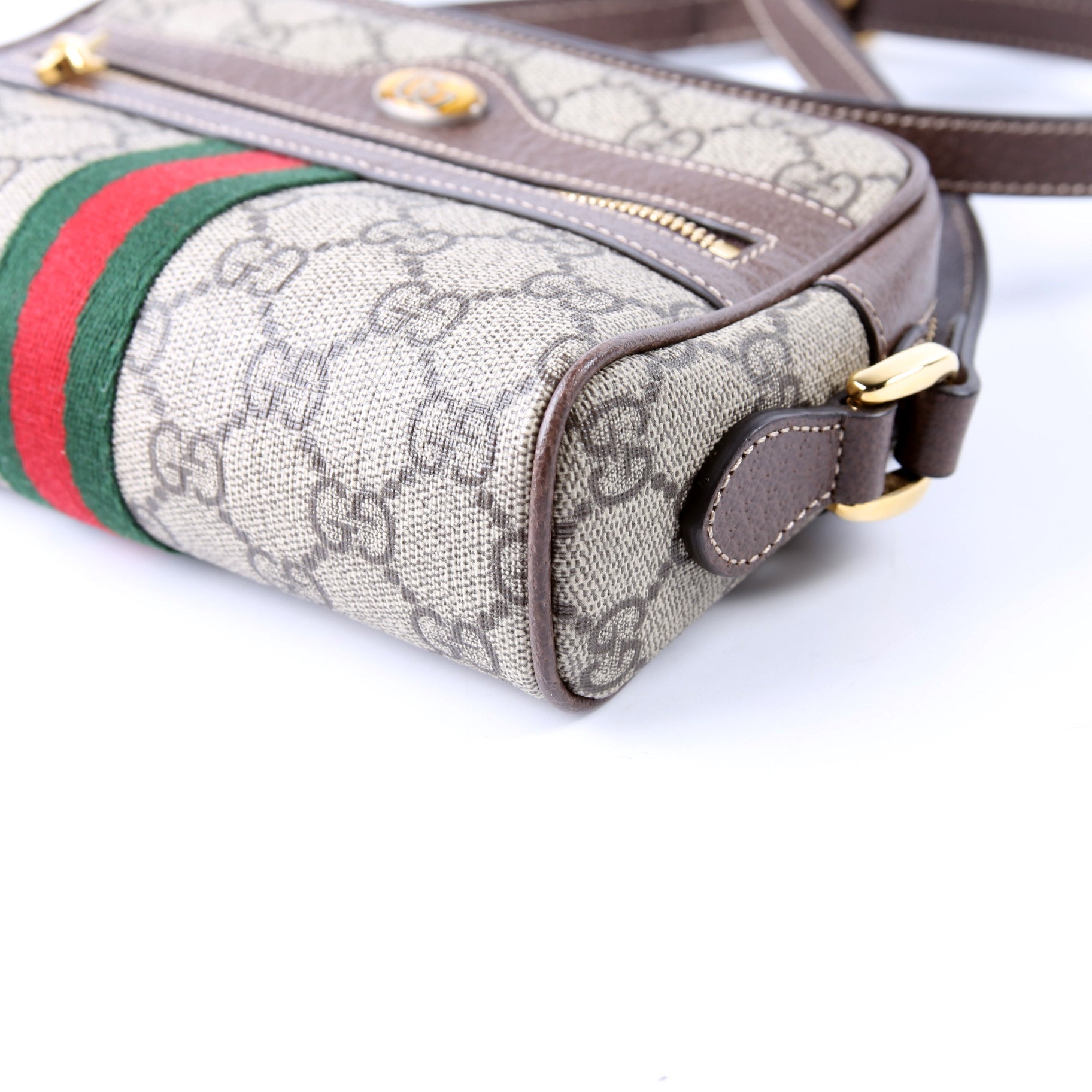 517350 GG Supreme Mini Ophidia Brown