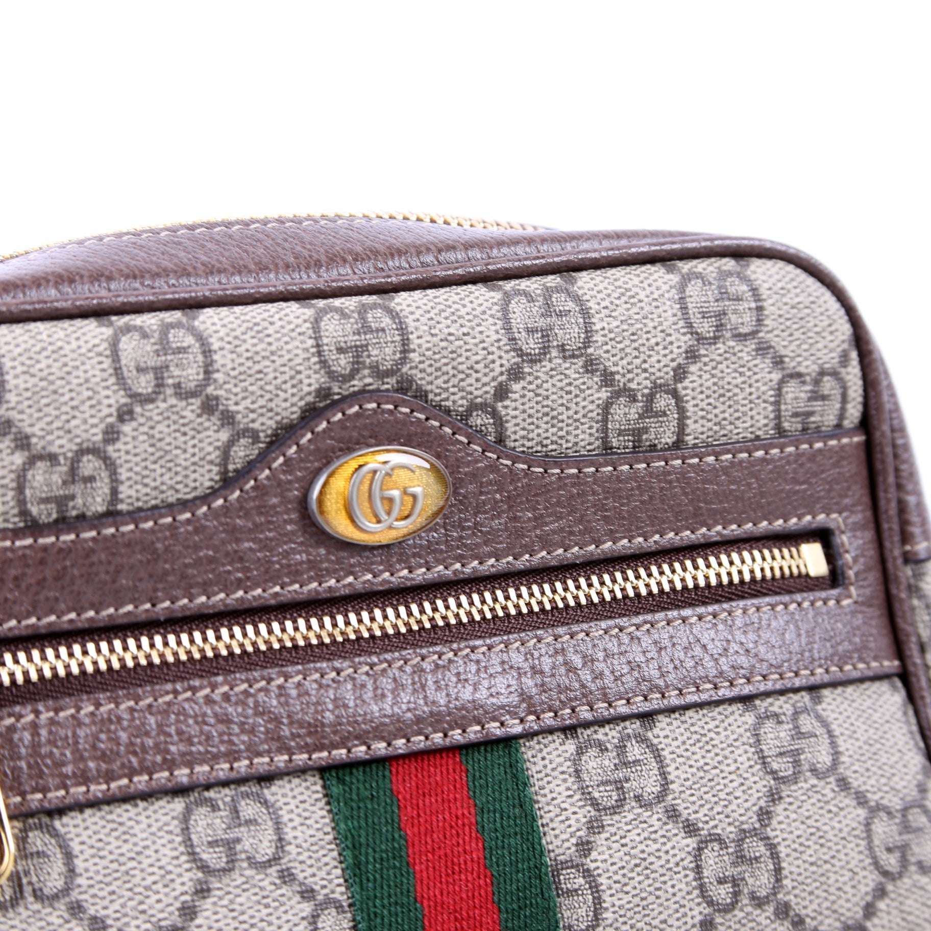 517350 GG Supreme Mini Ophidia Brown