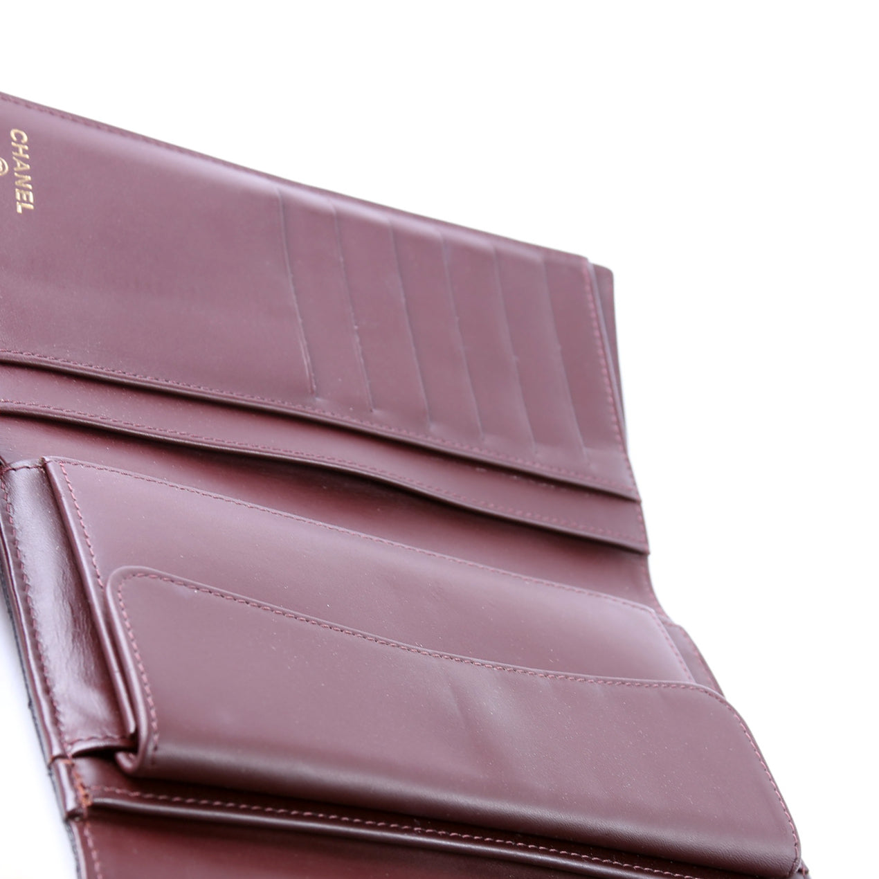 Classic Flap Wallet Long Caviar Black