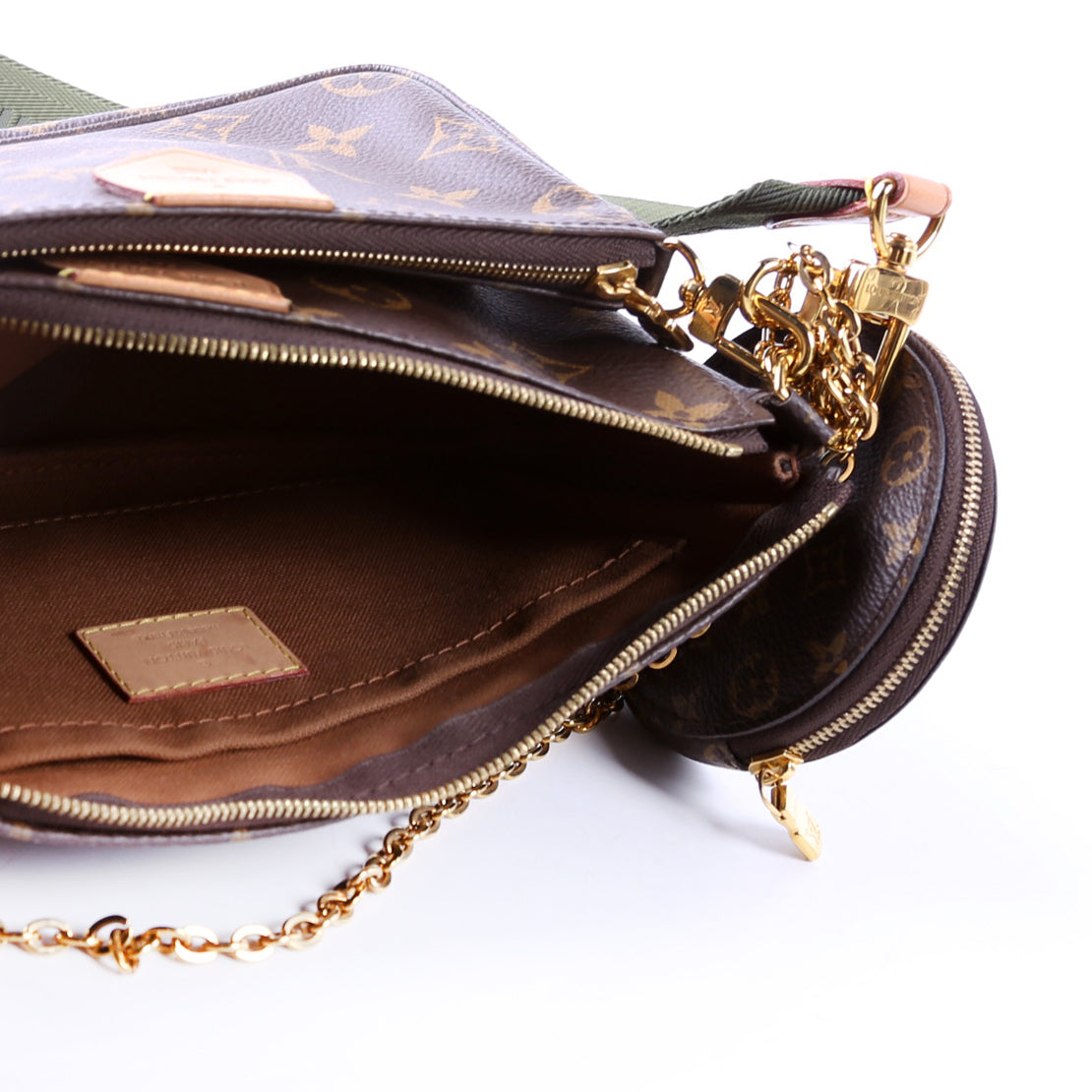 Multi Pochette Monogram Green