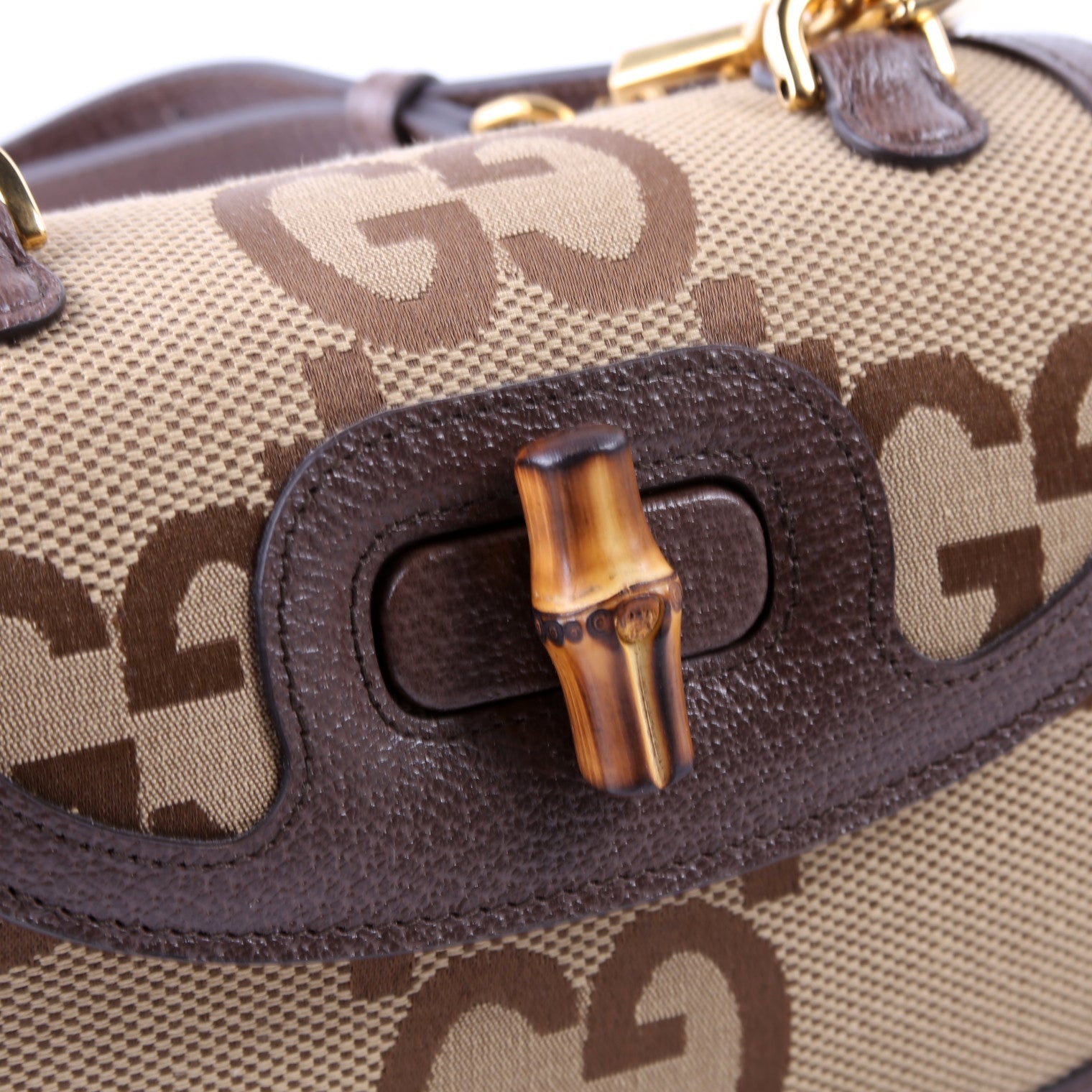675797 Bamboo 1947 TH Jumbo GG Canvas Brown