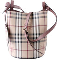 Lorne Small Bucket Bag Mauve/Beige