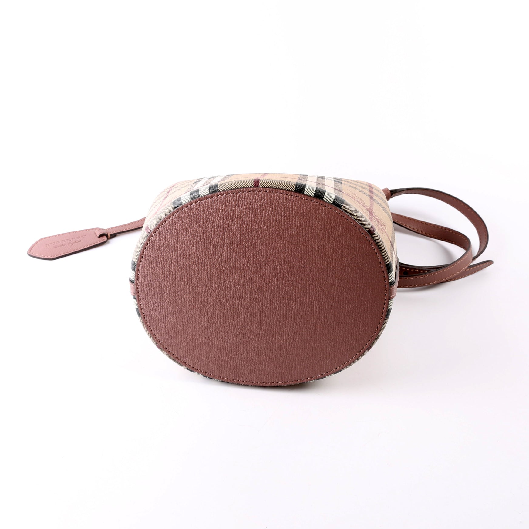 Lorne Small Bucket Bag Mauve/Beige