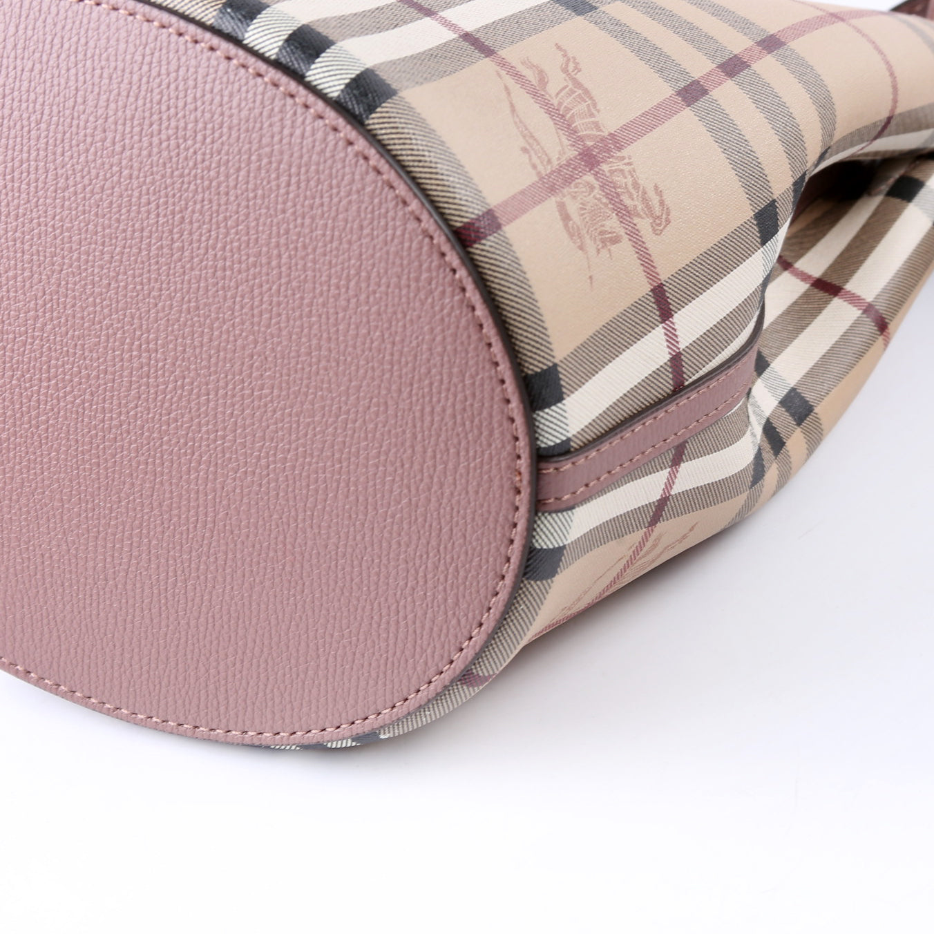 Lorne Small Bucket Bag Mauve/Beige