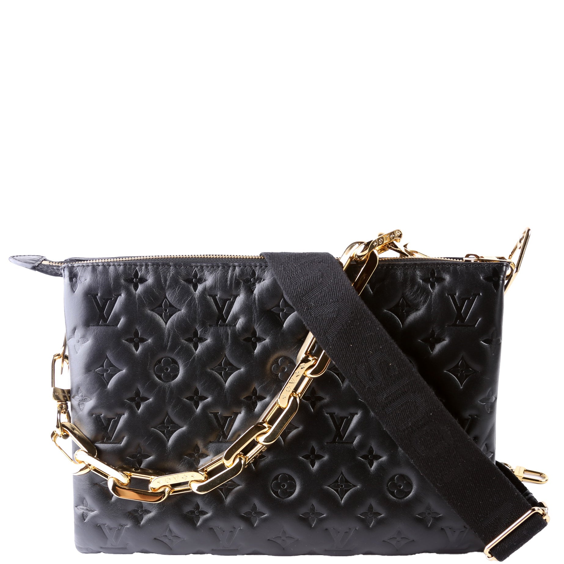 Coussin MM Lambskin Black