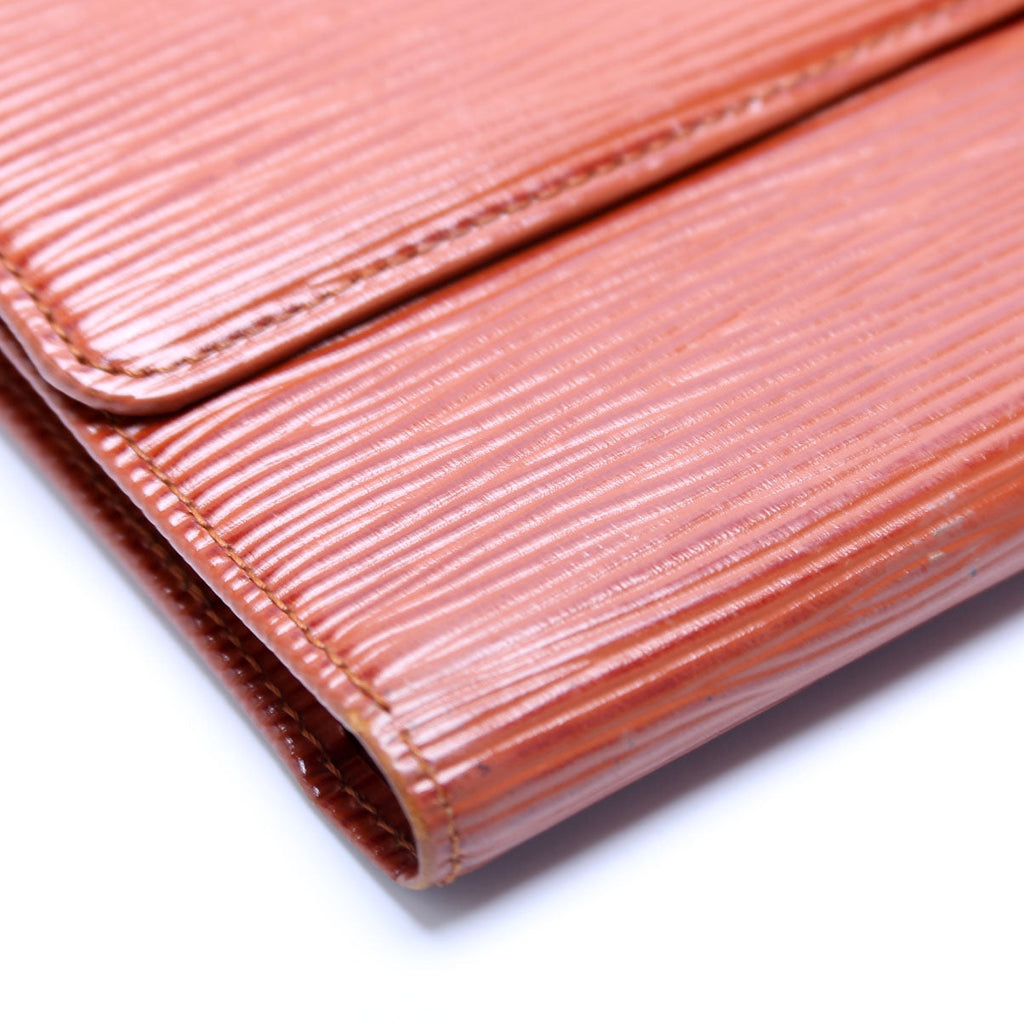 Porte Tresor International Wallet Epi Brown