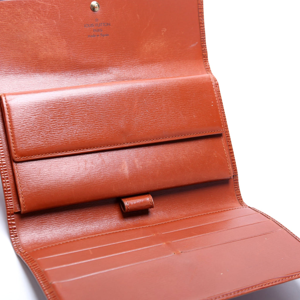 Porte Tresor International Wallet Epi Brown