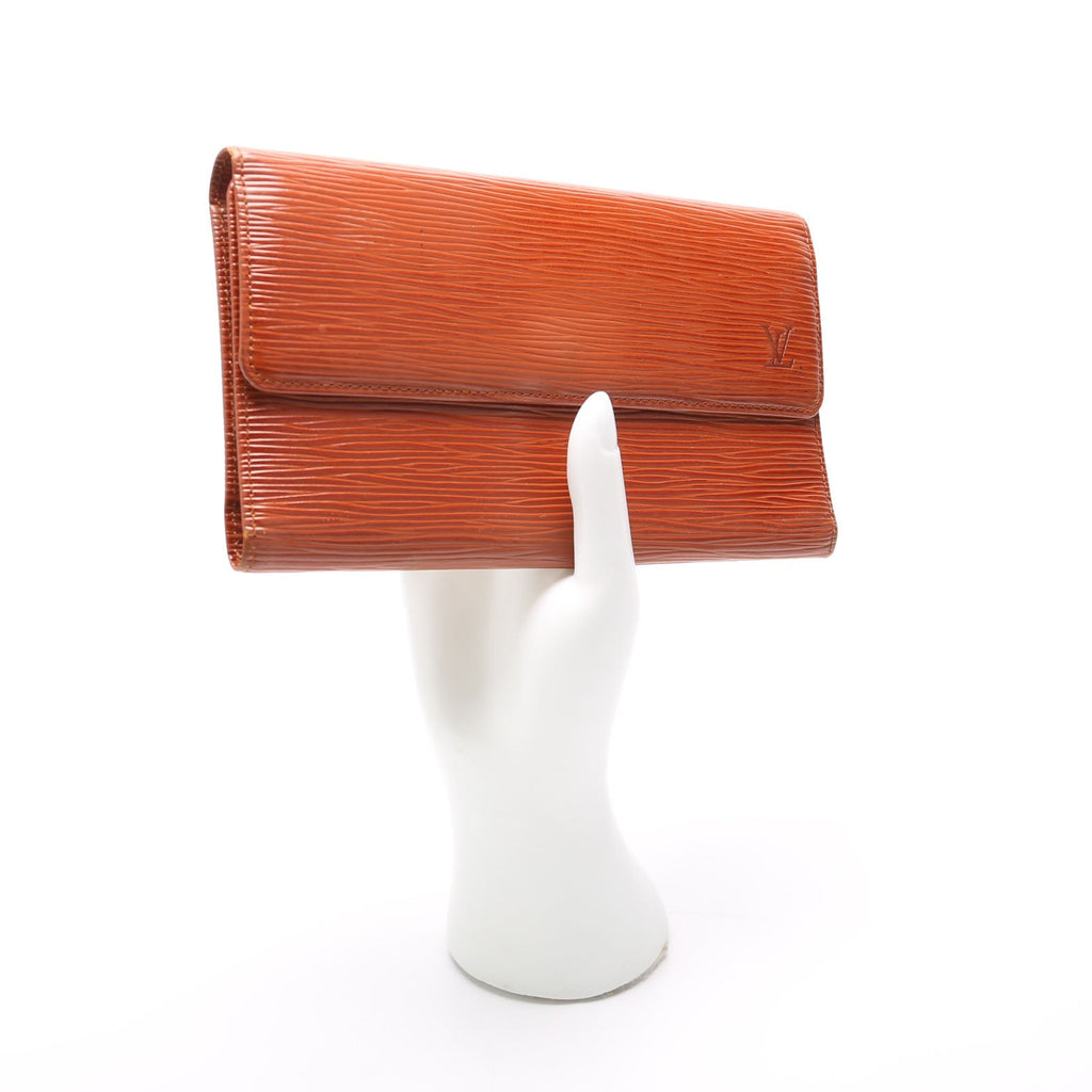 Porte Tresor International Wallet Epi Brown