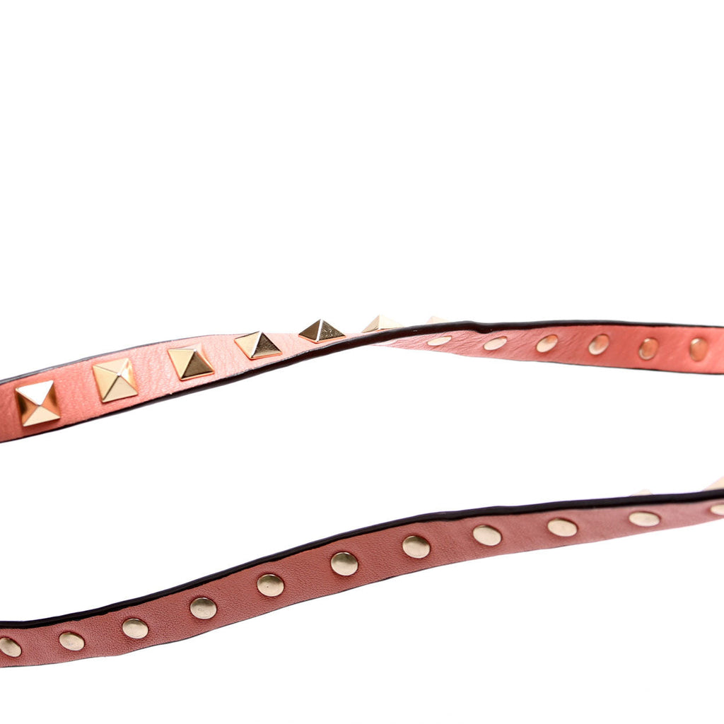 Rockstud Double Handle Tote Small Pink