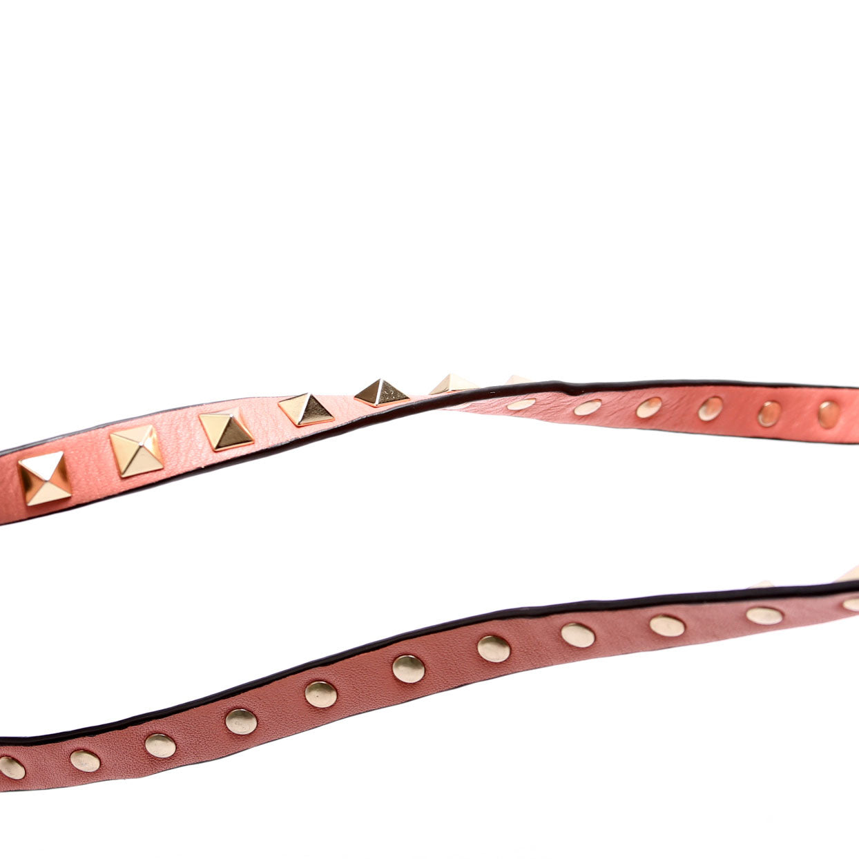 Rockstud Double Handle Tote Small Pink