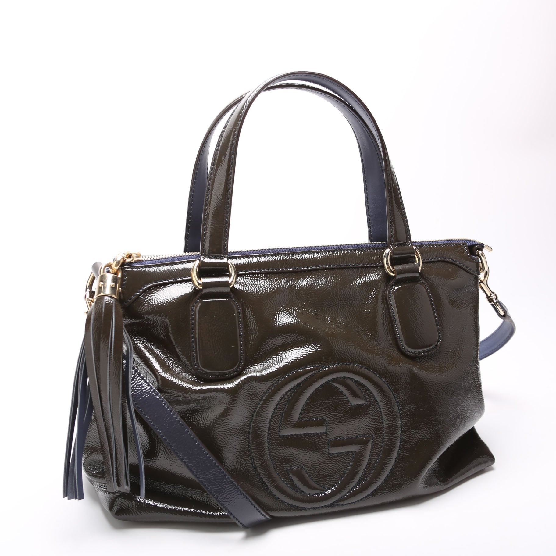 308362 Soho Small Top Handle Brown