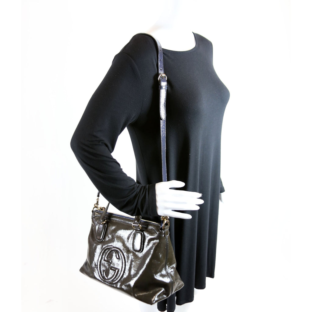 308362 Soho Small Top Handle Brown