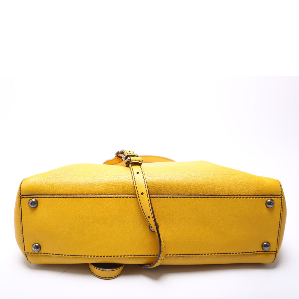 8BN210 Peekaboo Large Goatskin Yellow