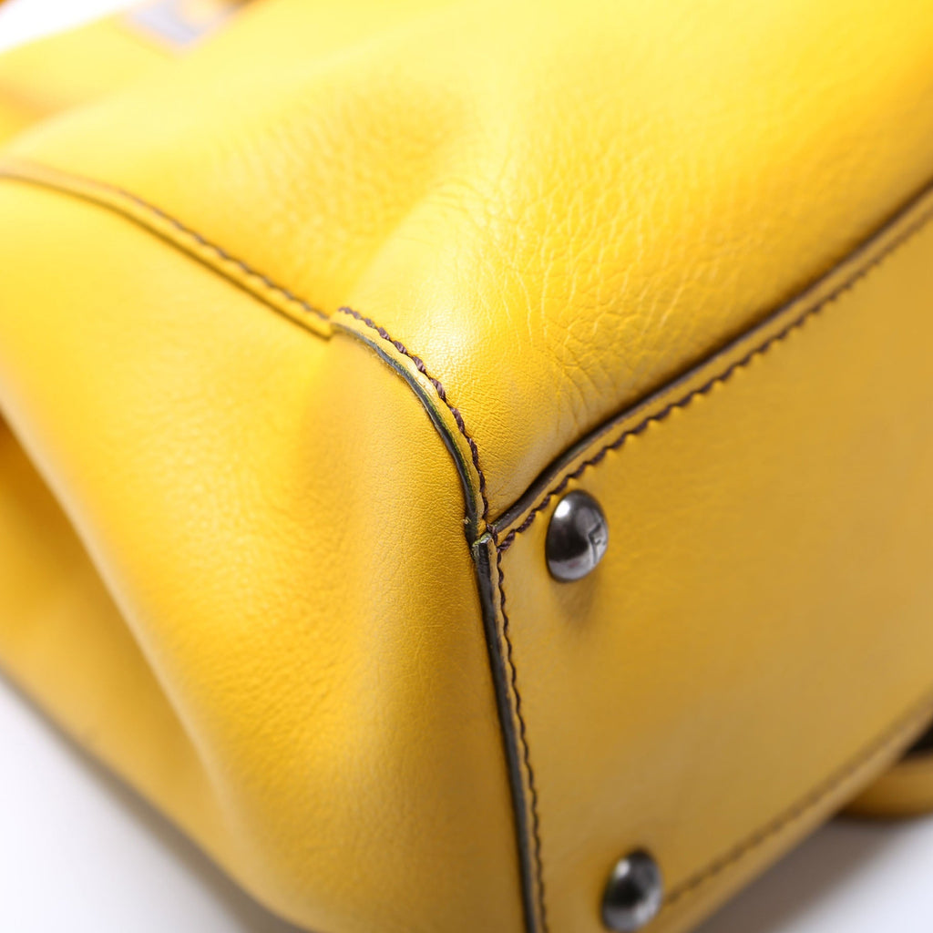 8BN210 Peekaboo Large Goatskin Yellow