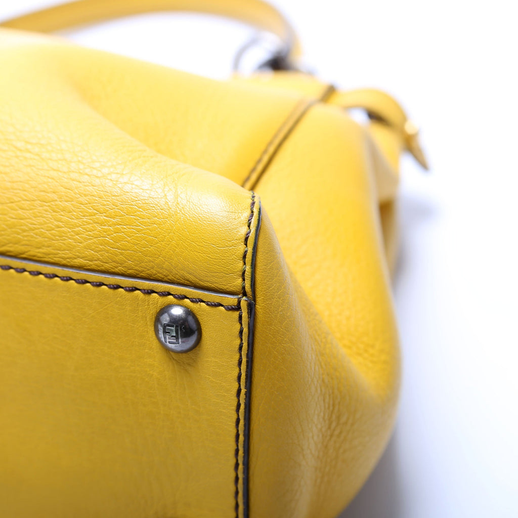 8BN210 Peekaboo Large Goatskin Yellow