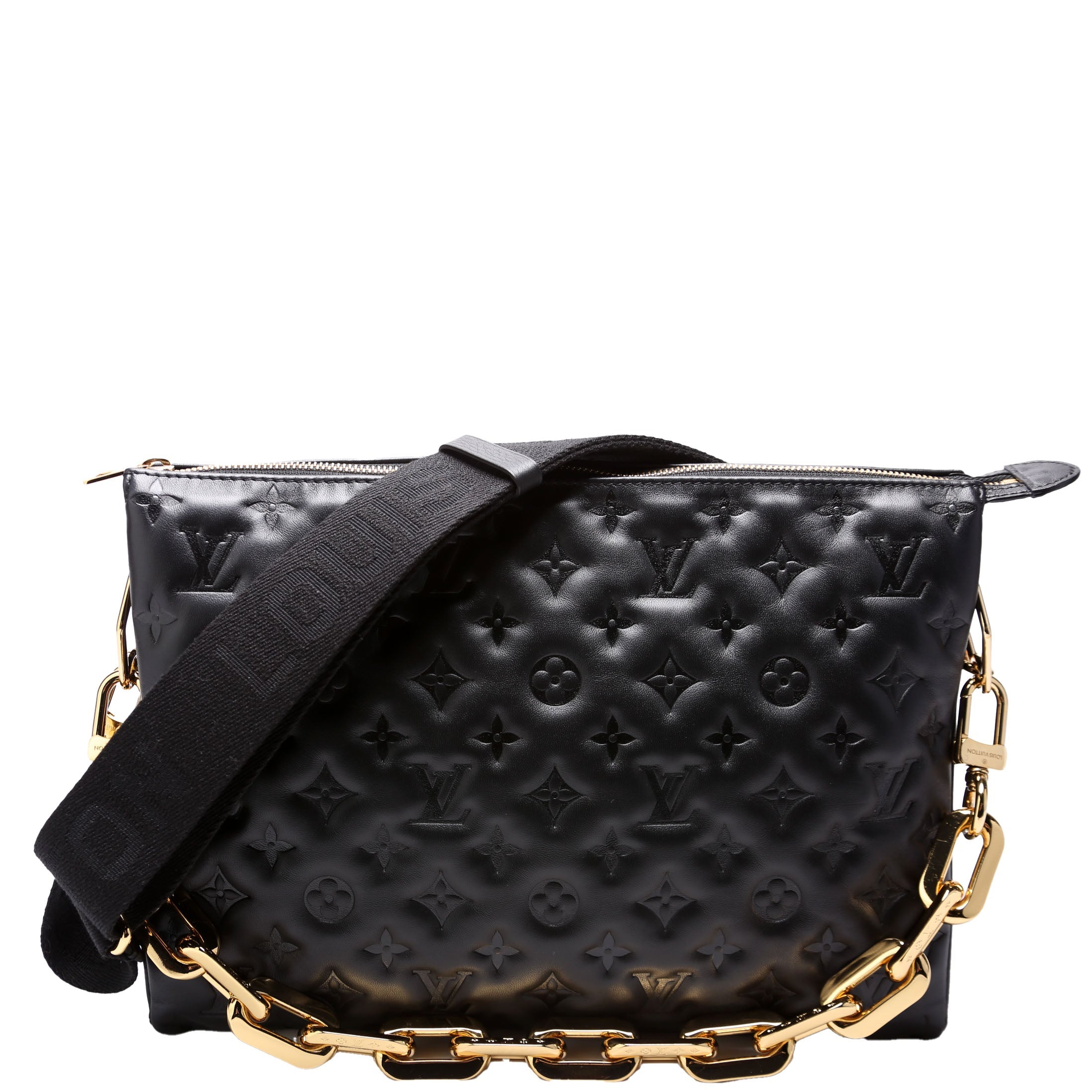 Coussin MM Lambskin Black