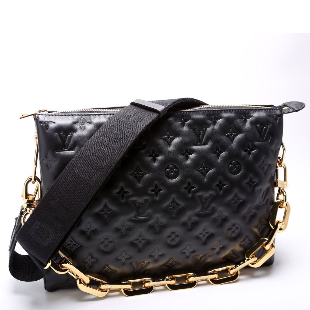 Coussin MM Lambskin Black