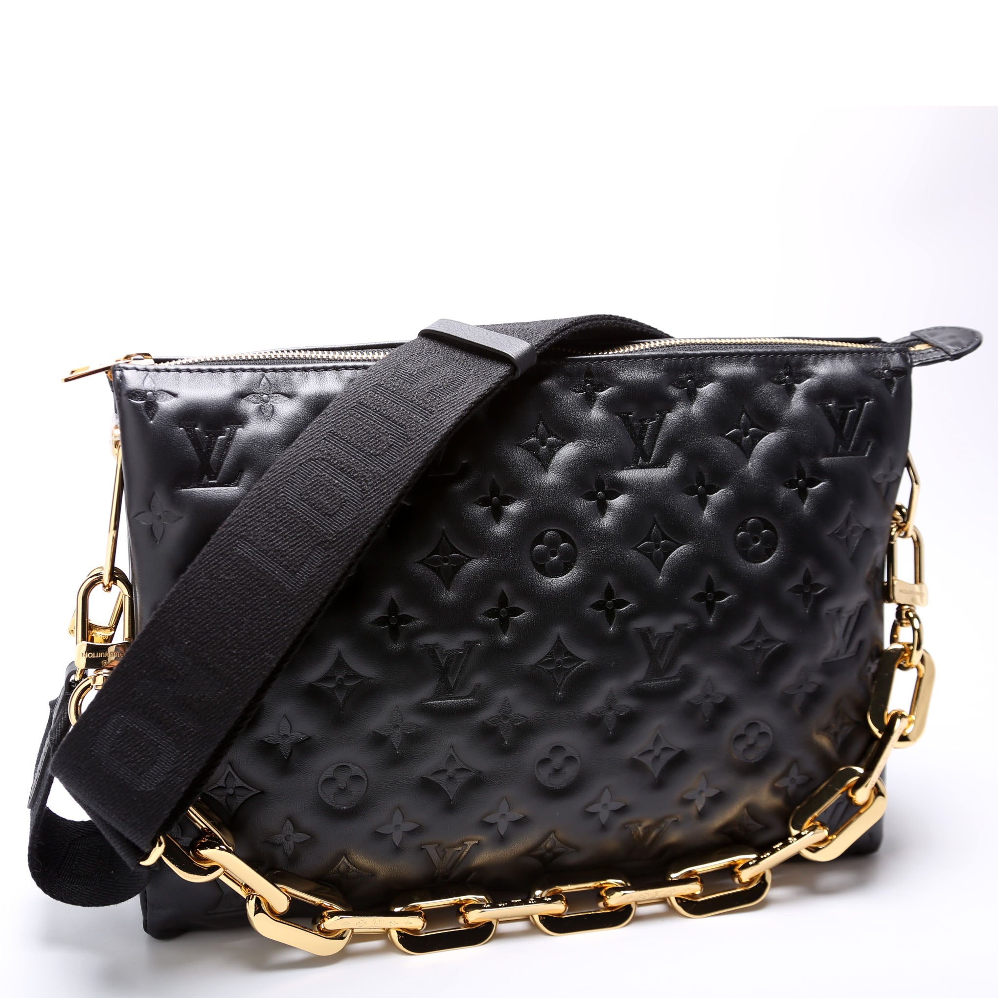 Coussin MM Lambskin Black