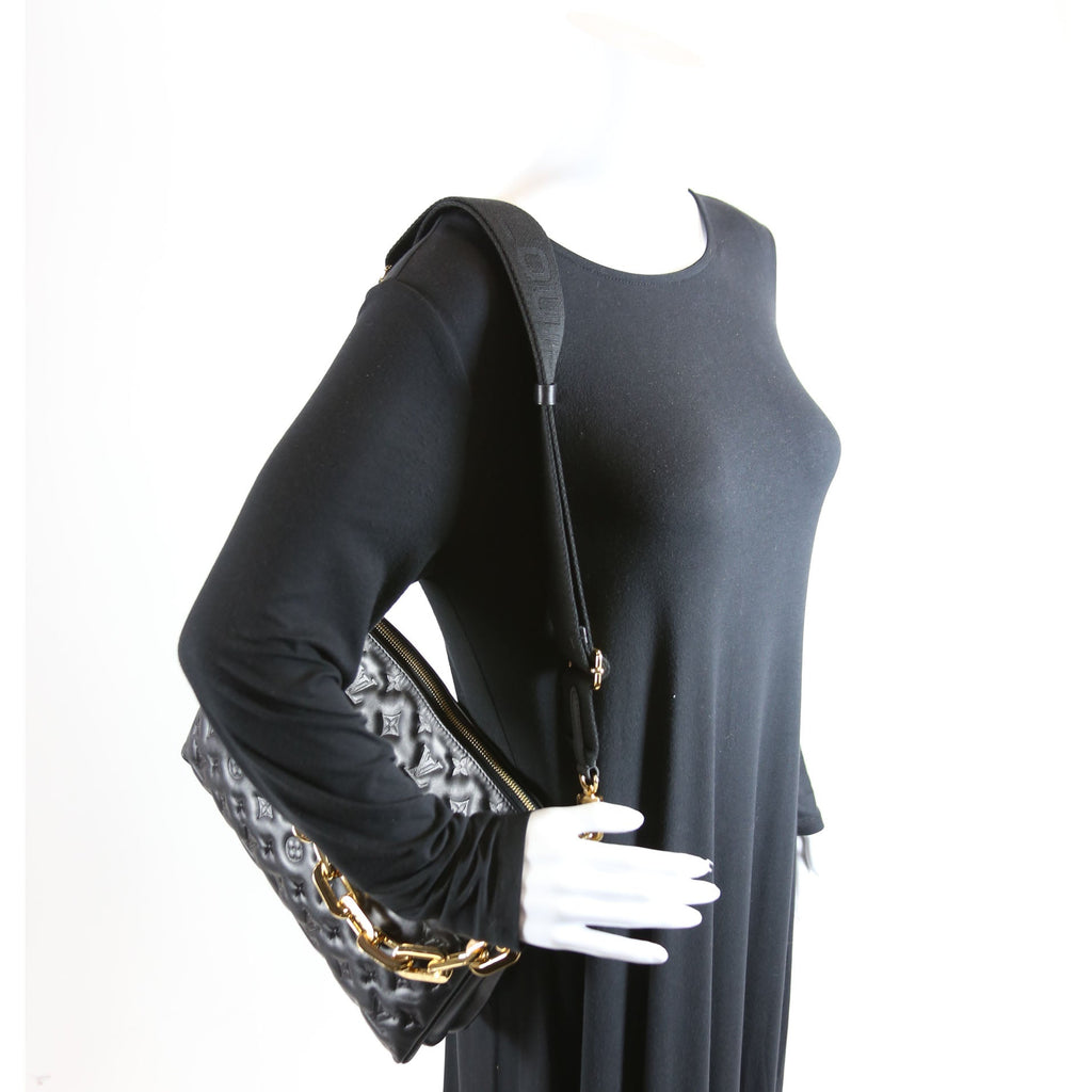 Coussin MM Lambskin Black