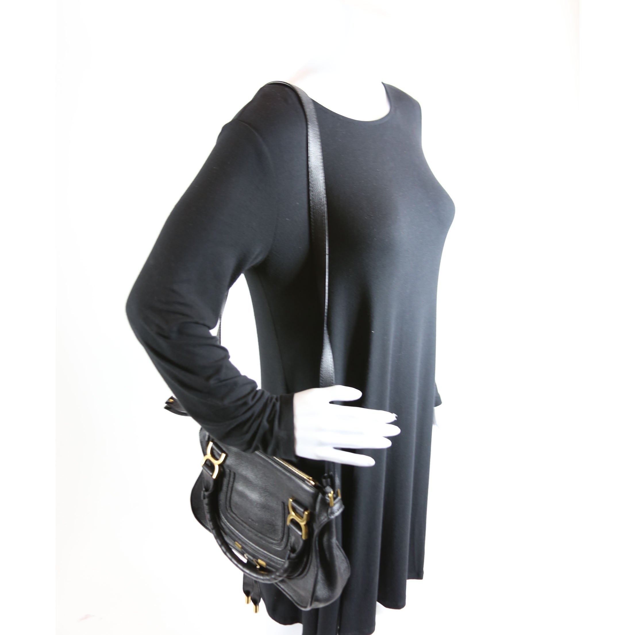 Marcie Small Double Carry Black