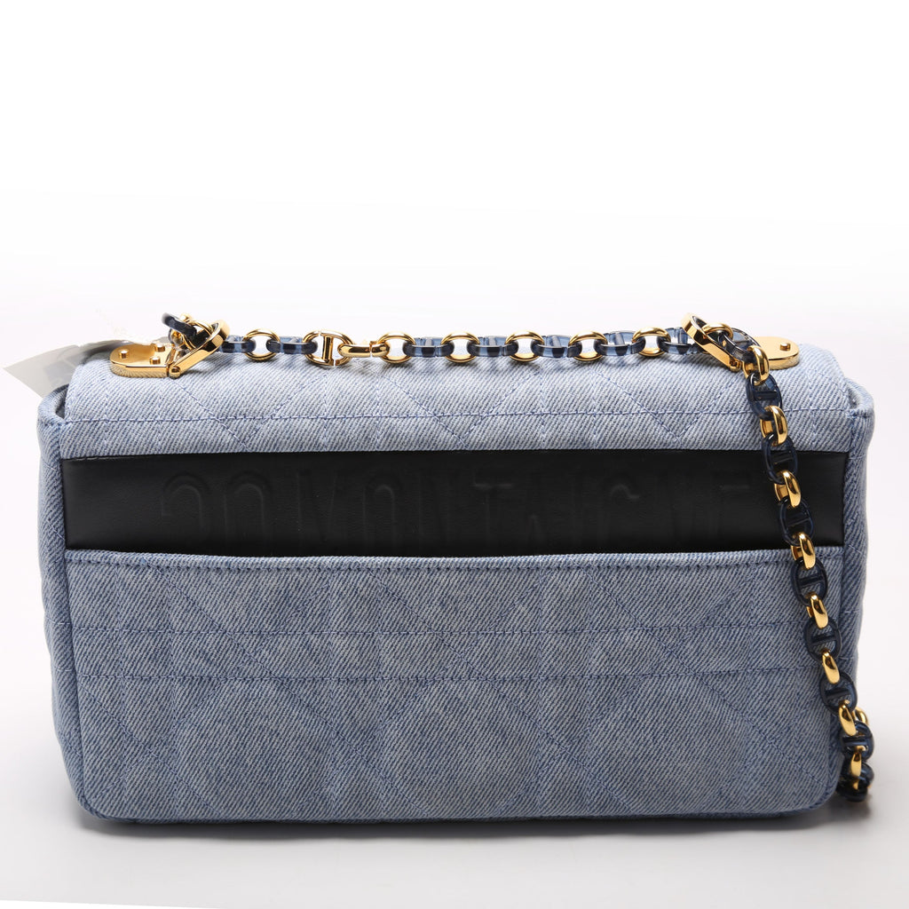 Caro Medium Denim Macrocannage Blue