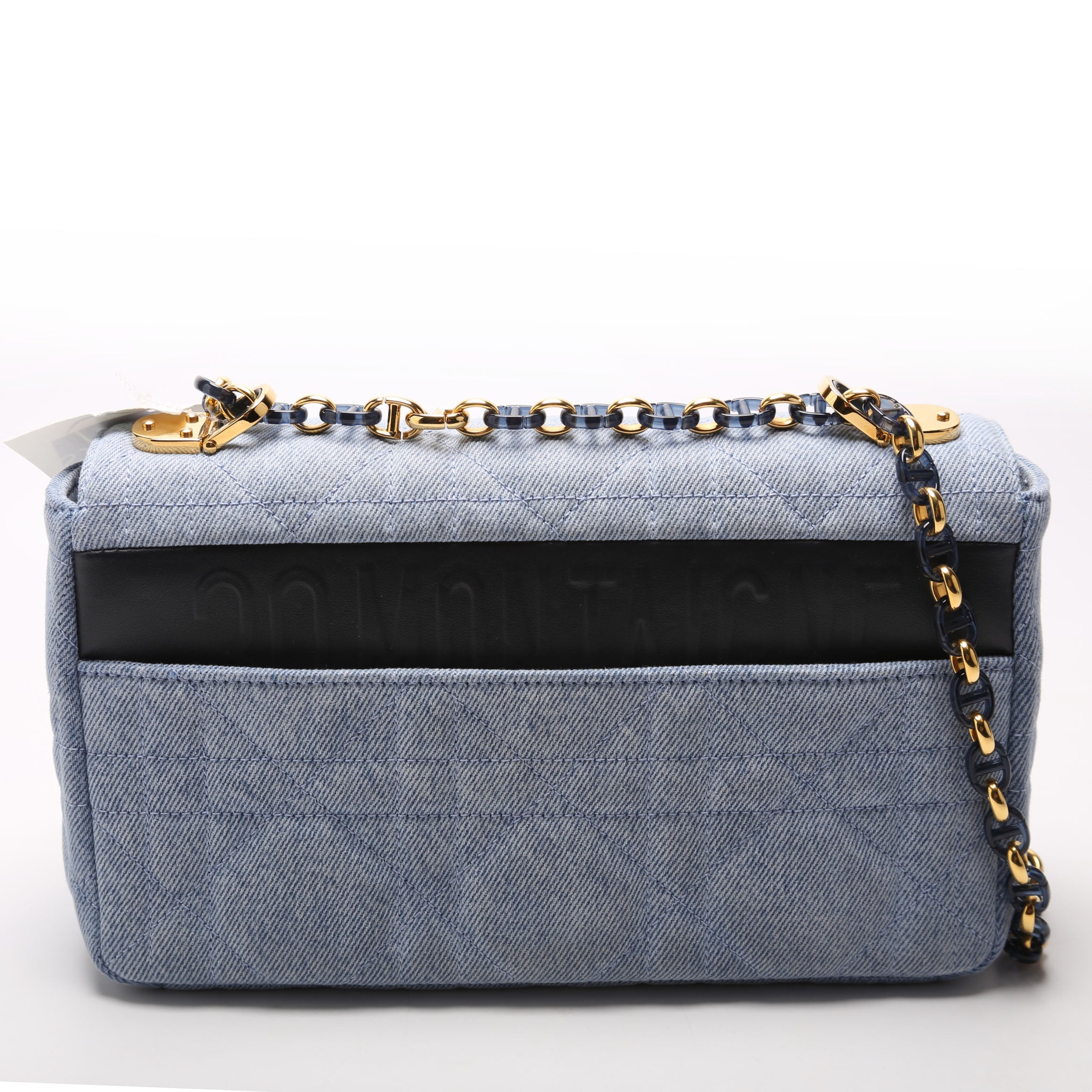 Caro Medium Denim Macrocannage Blue