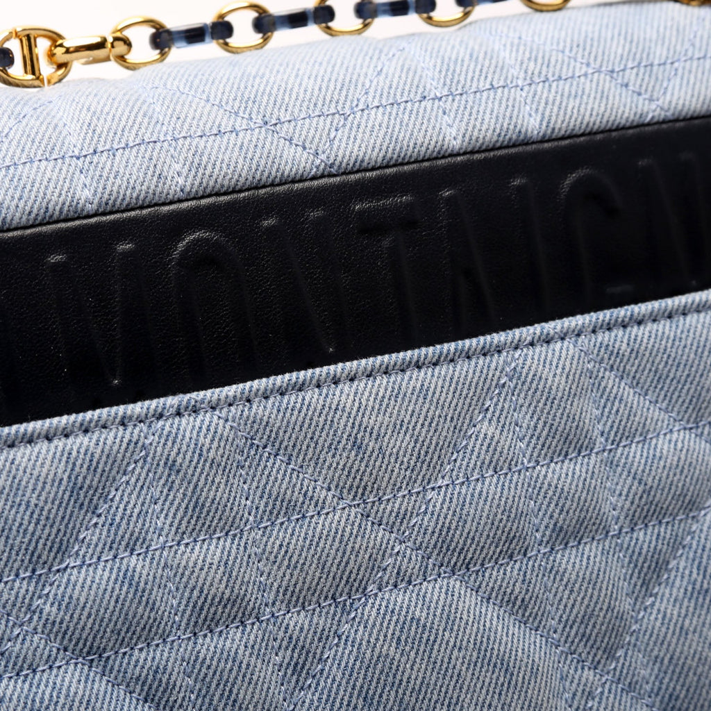 Caro Medium Denim Macrocannage Blue