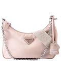 Prada Nylon Re-Edition 2005 Shoulder Bag Tan