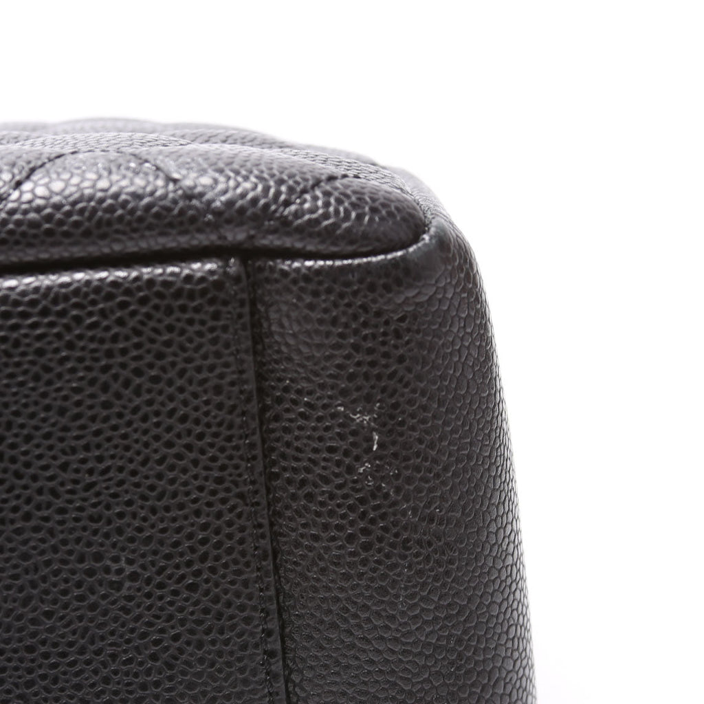 Grand Shopping Tote Caviar Black