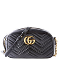 447632 Marmont Small Leather Camera Black