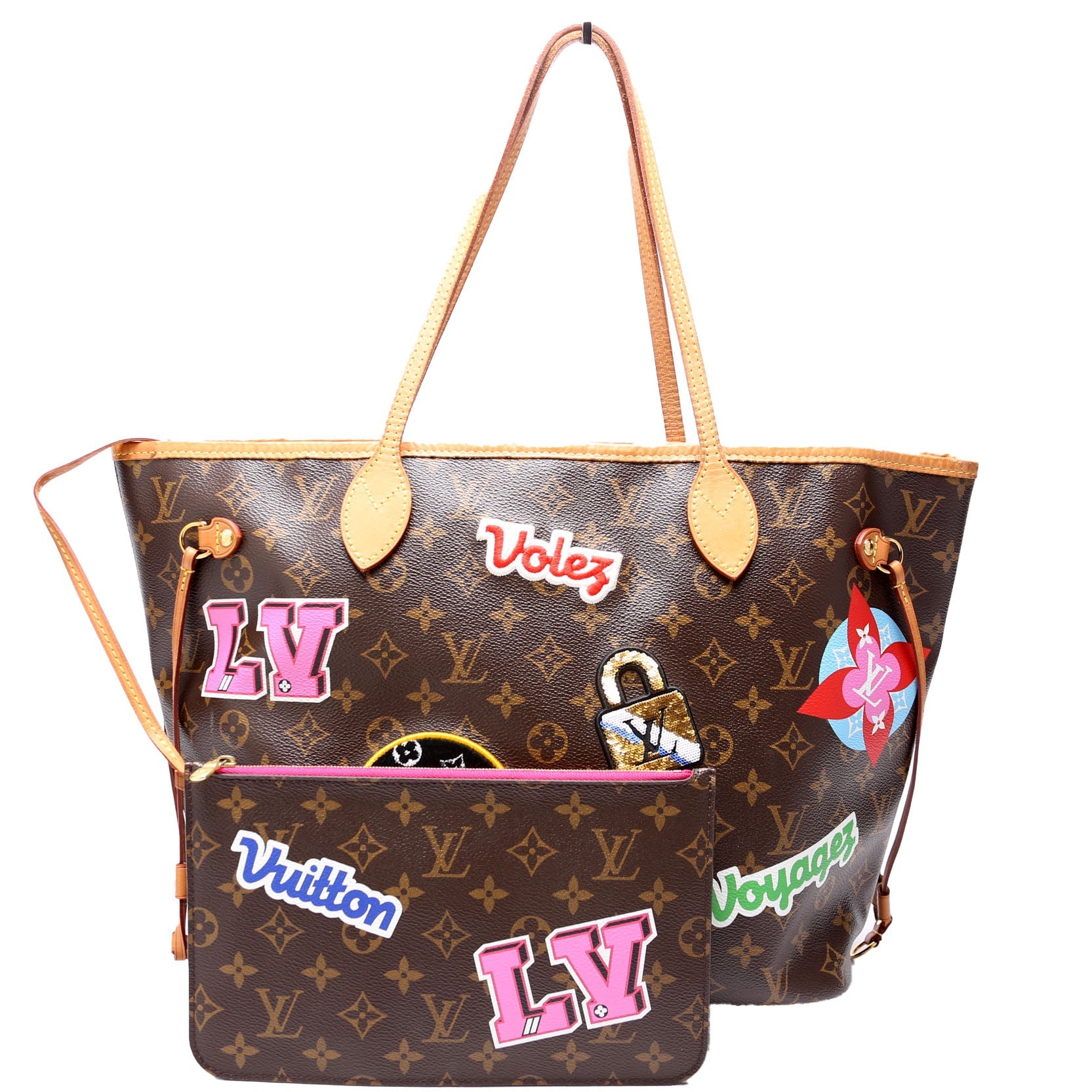 Neverfull with Wallet MM Patches