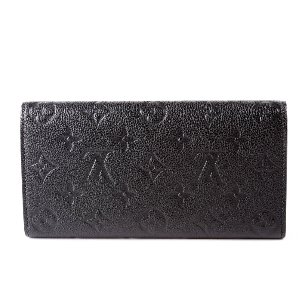 Emilie Wallet Empreinte Black