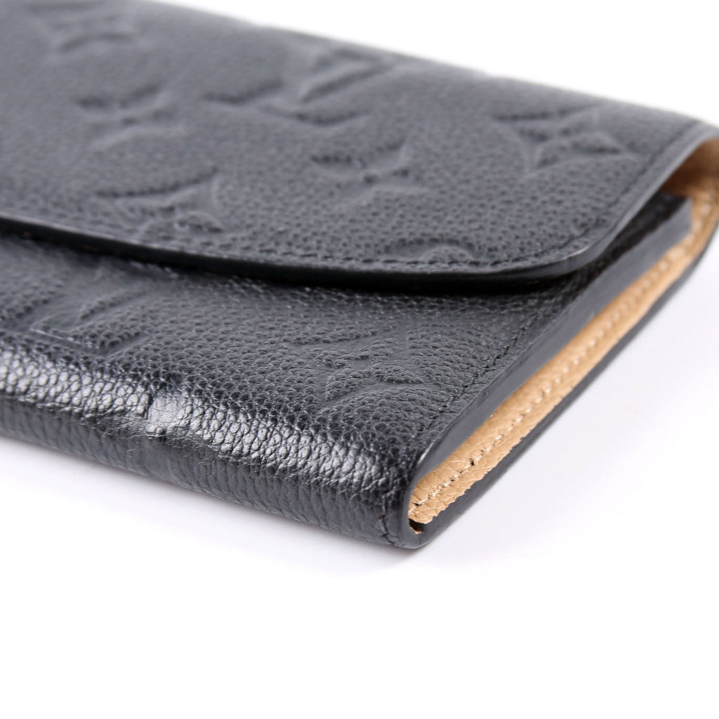 Emilie Wallet Empreinte Black