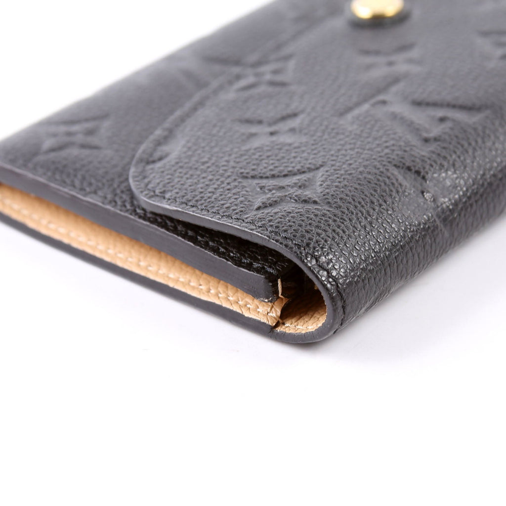 Emilie Wallet Empreinte Black