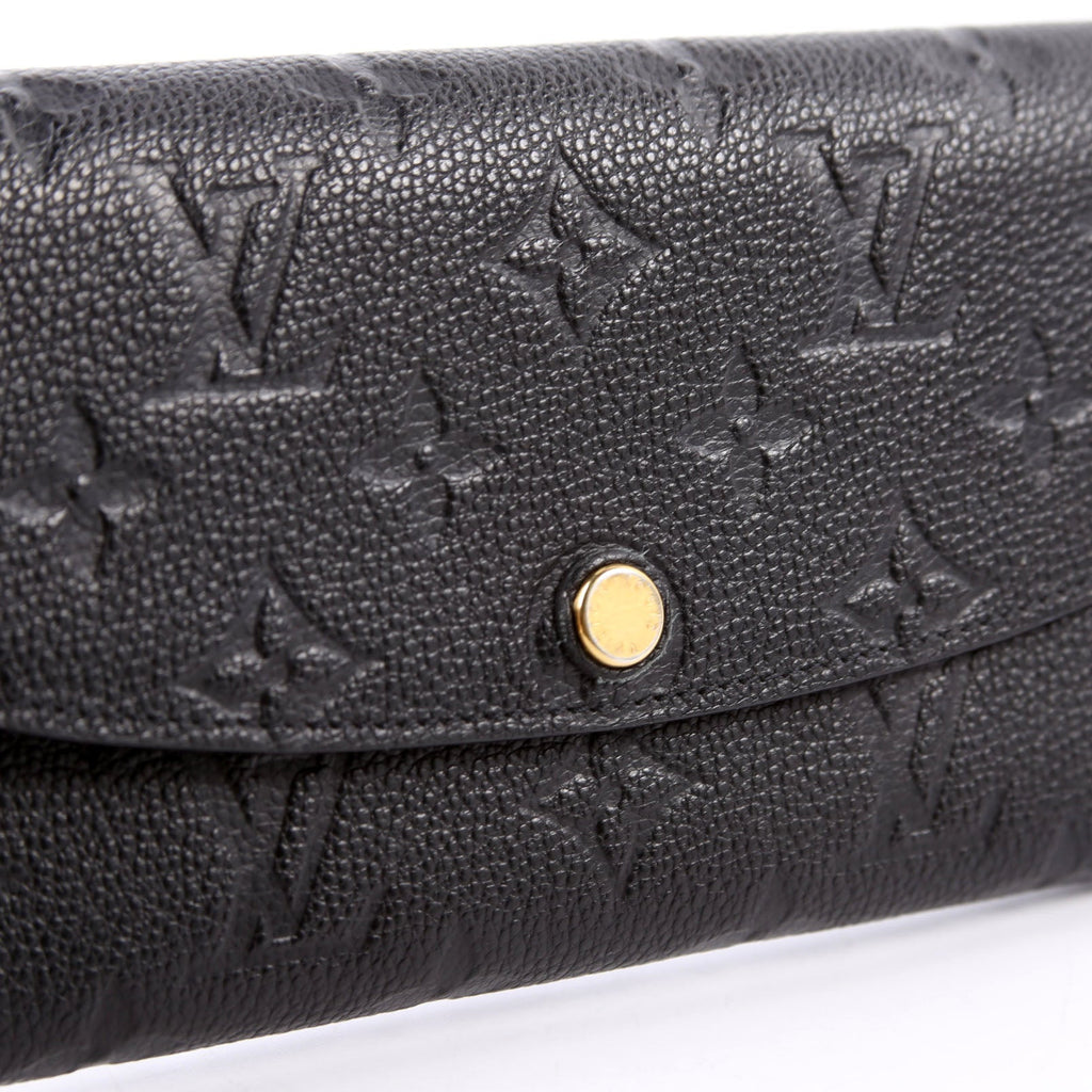 Emilie Wallet Empreinte Black