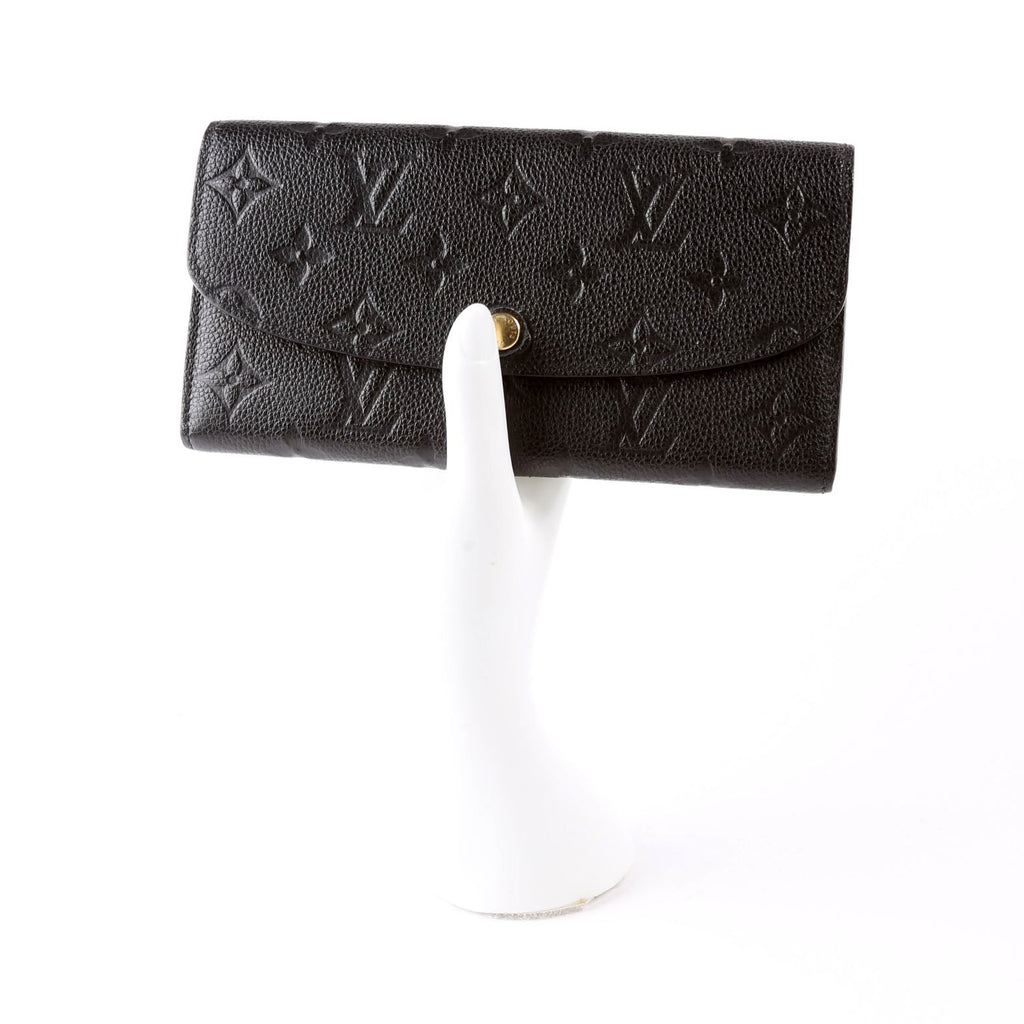 Emilie Wallet Empreinte Black