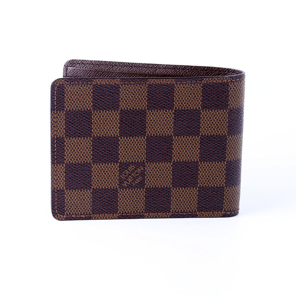 Mens Multiple Wallet Damier Ebene
