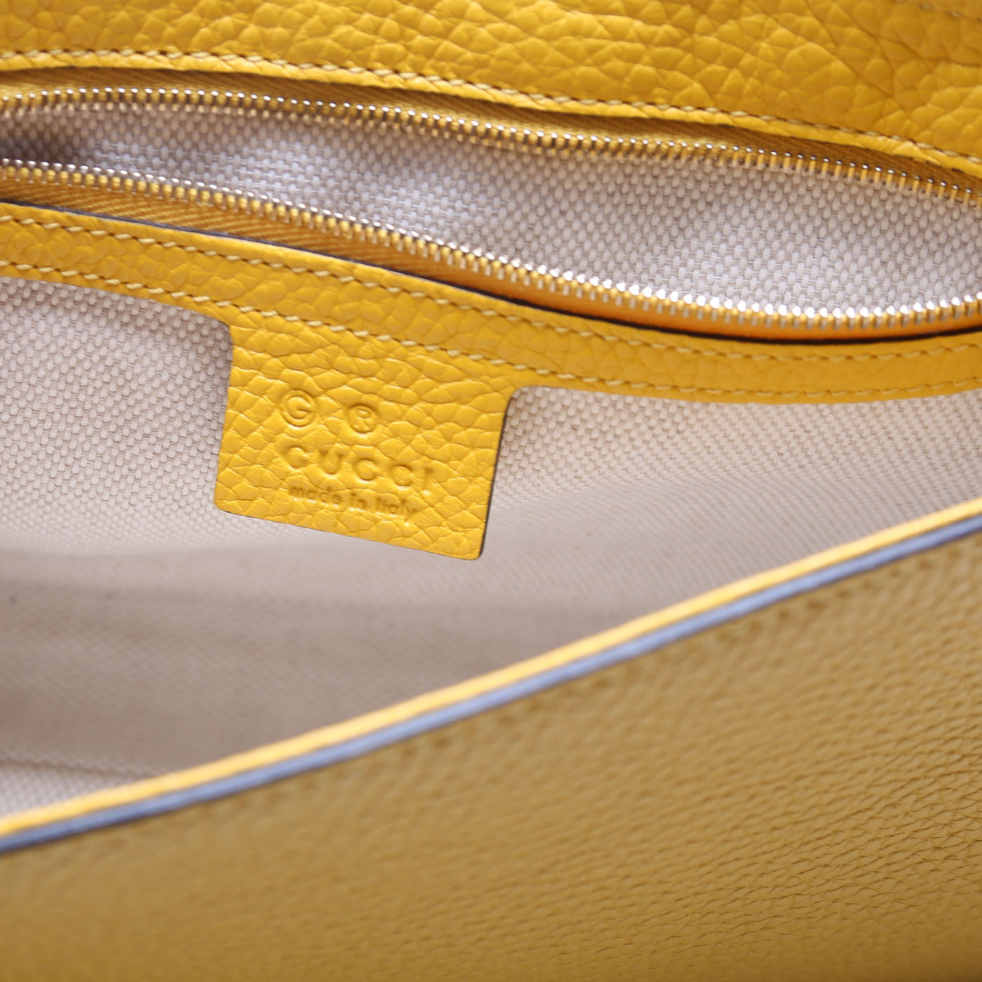 536224 Soho Chain Tassel Flap Yellow