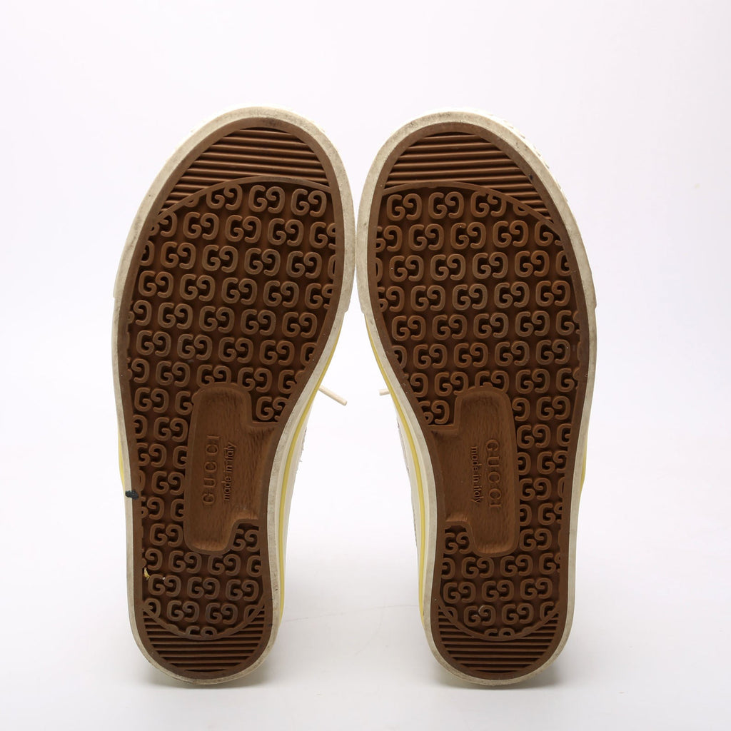1977 Tennis GG Crystal Sneakers Size 37.5 Beige