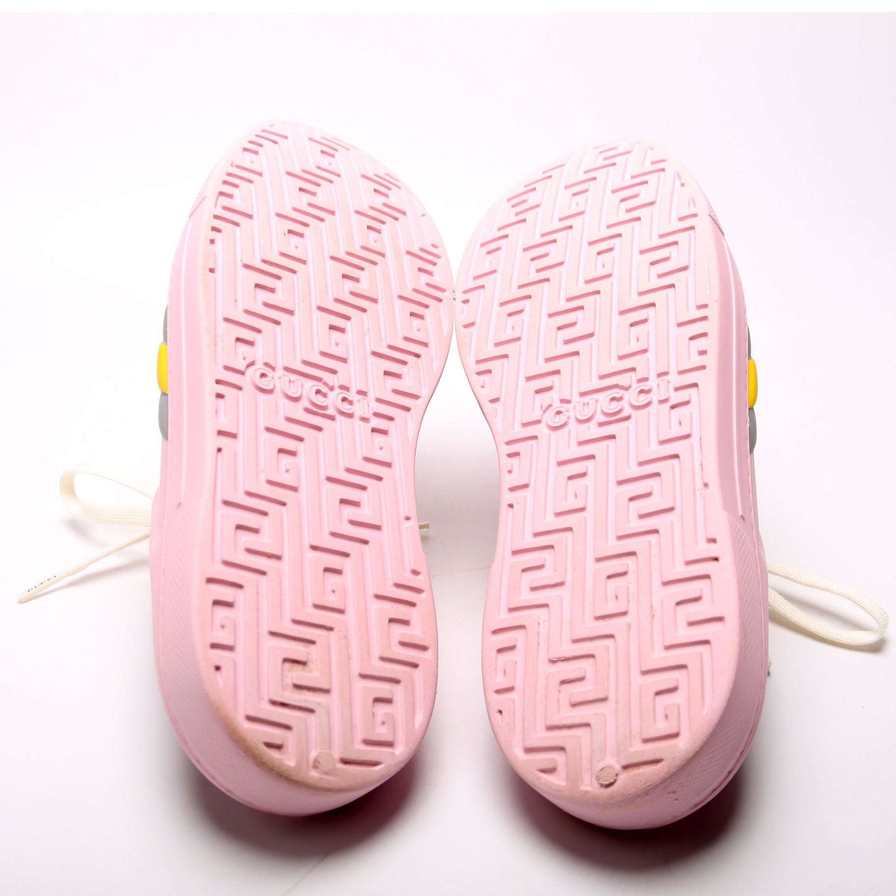 Gucci Rubber Ace Mules Size 38 Pink