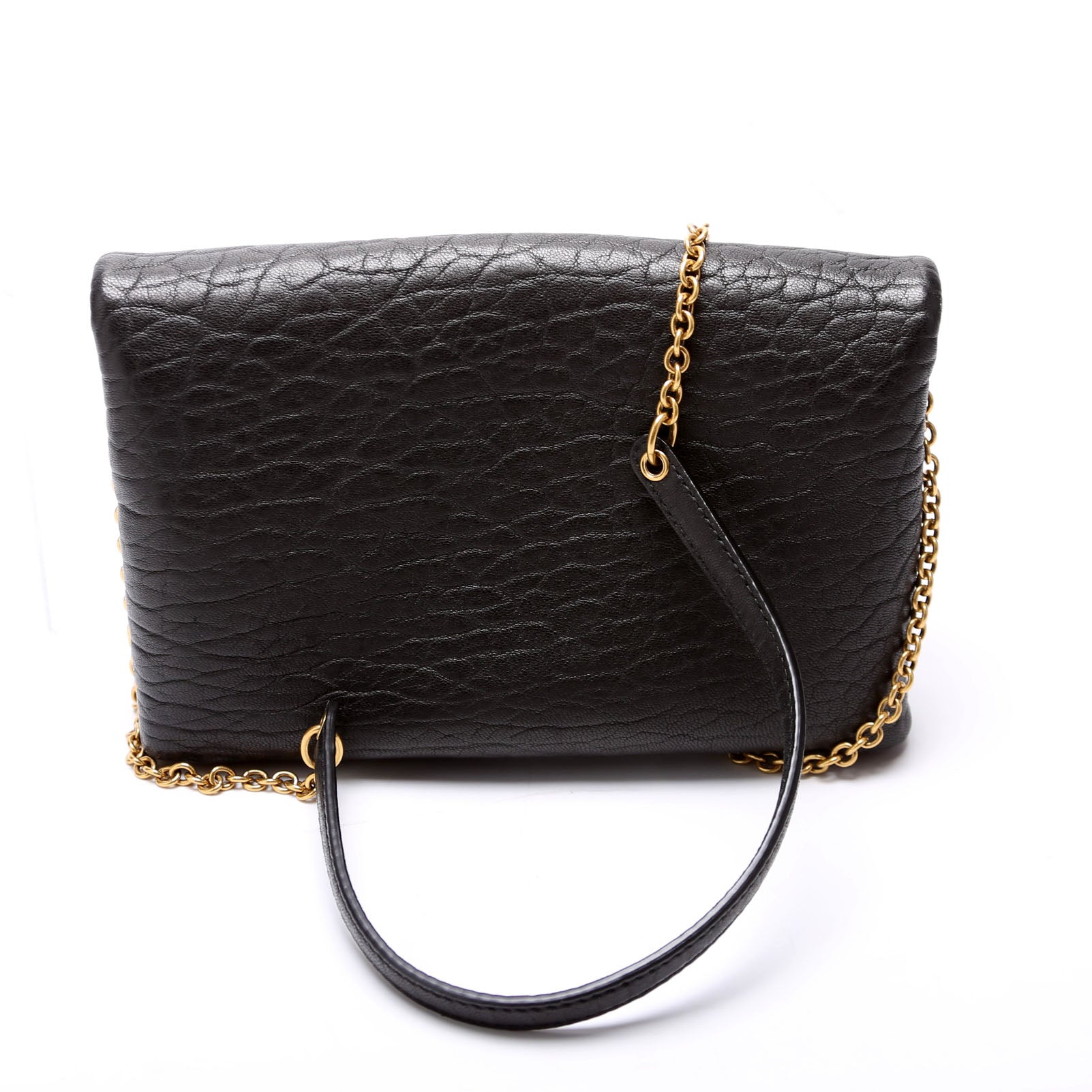 Cassandre Chain Pouch Lambskin Black