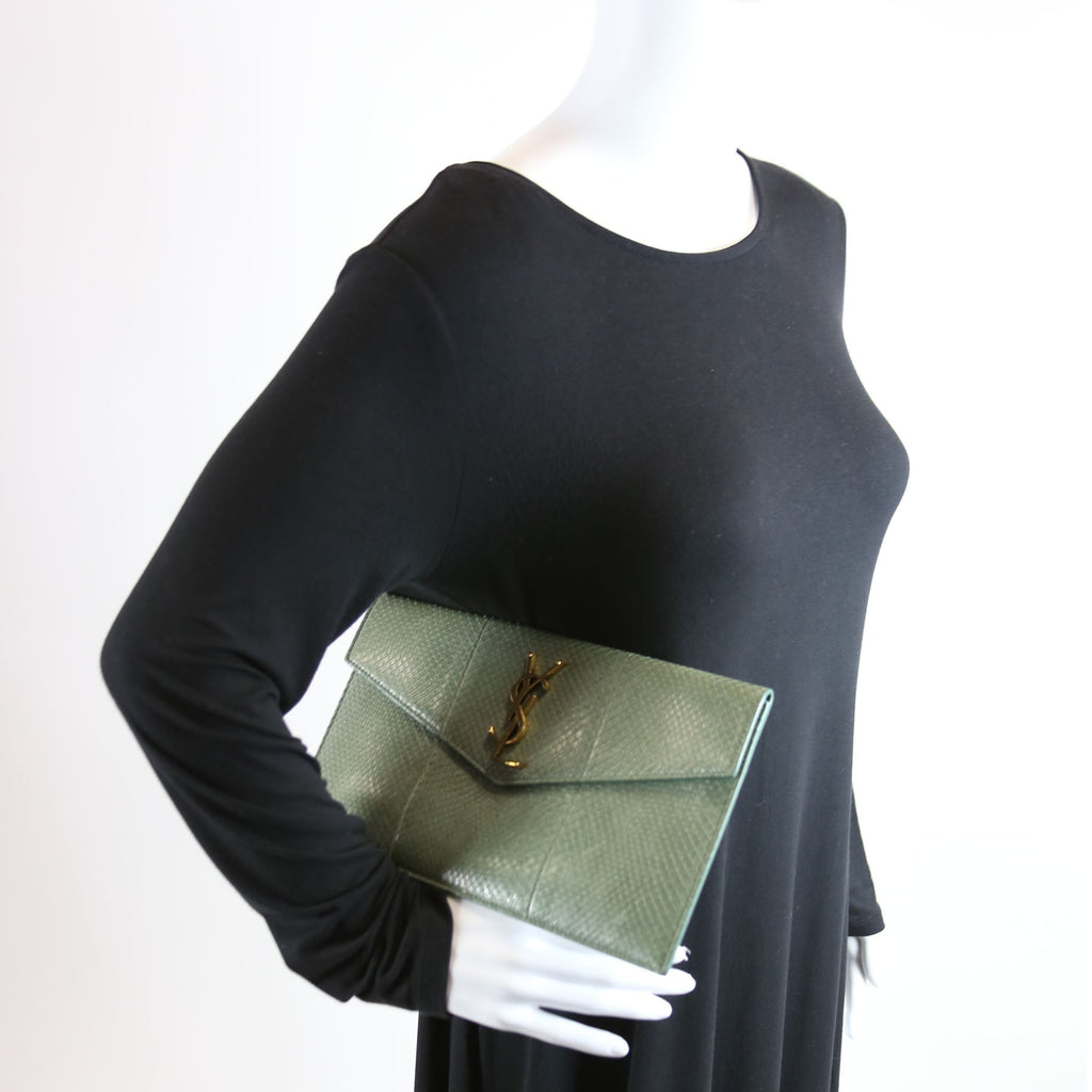 Uptown Pouch Python 565739 Green