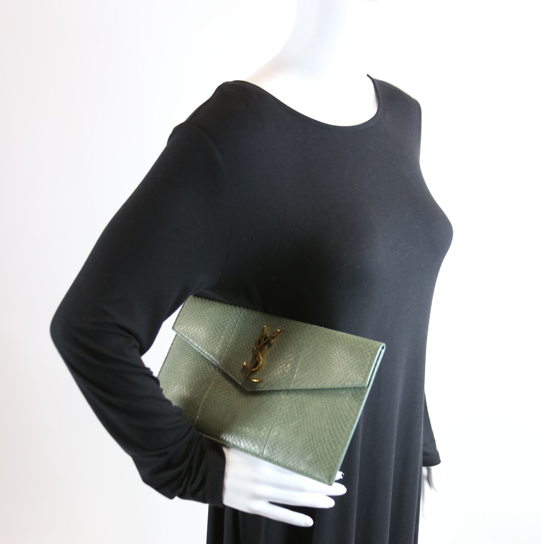 Uptown Pouch Python 565739 Green