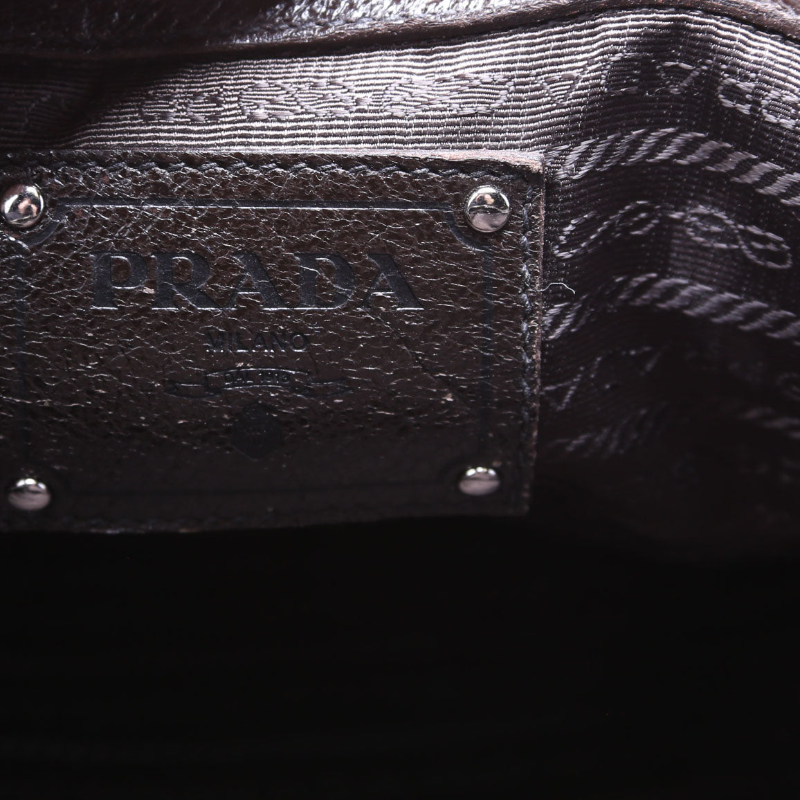 Cervo Lux Chain Shoulder Bag Brown