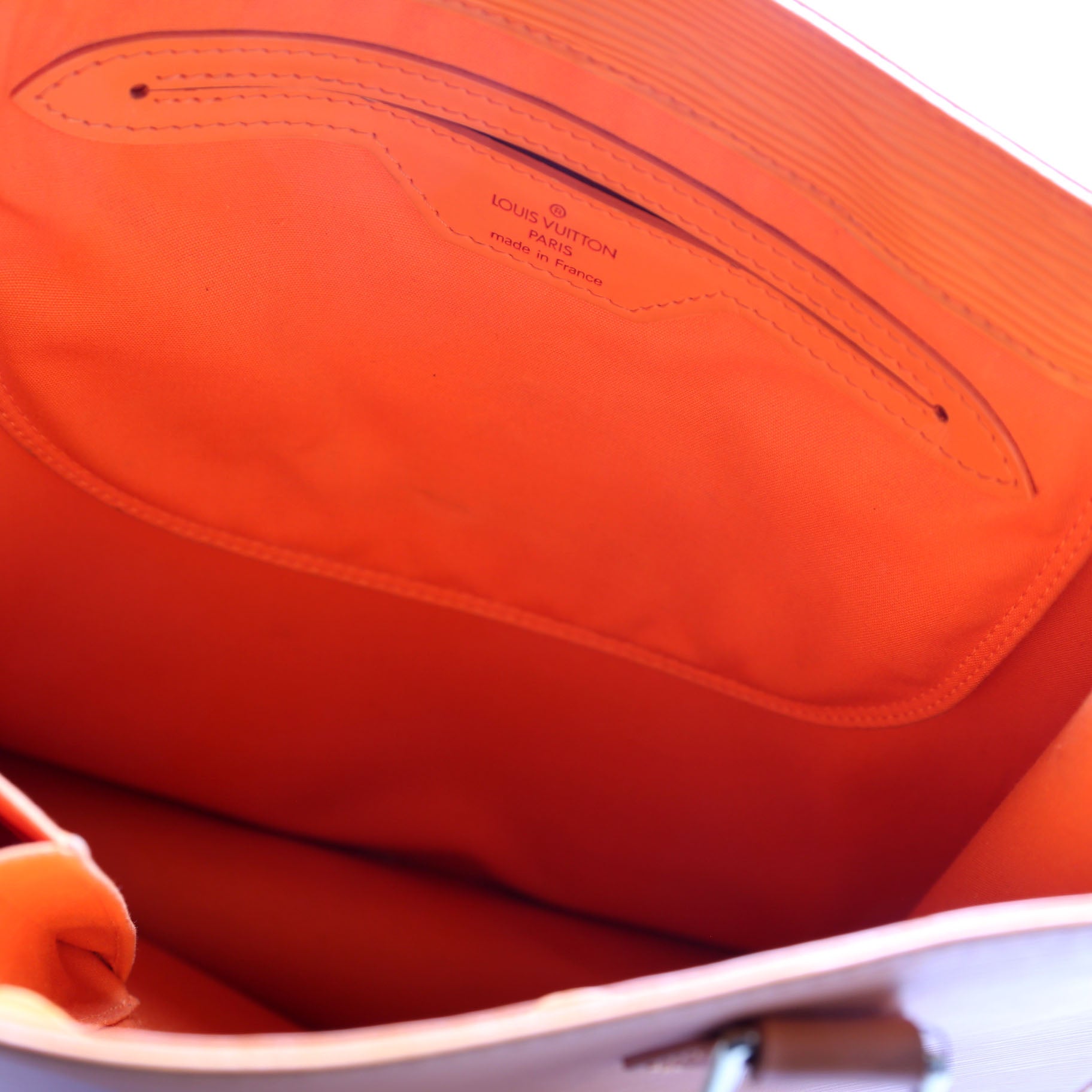 Sac Plat PM Epi Orange