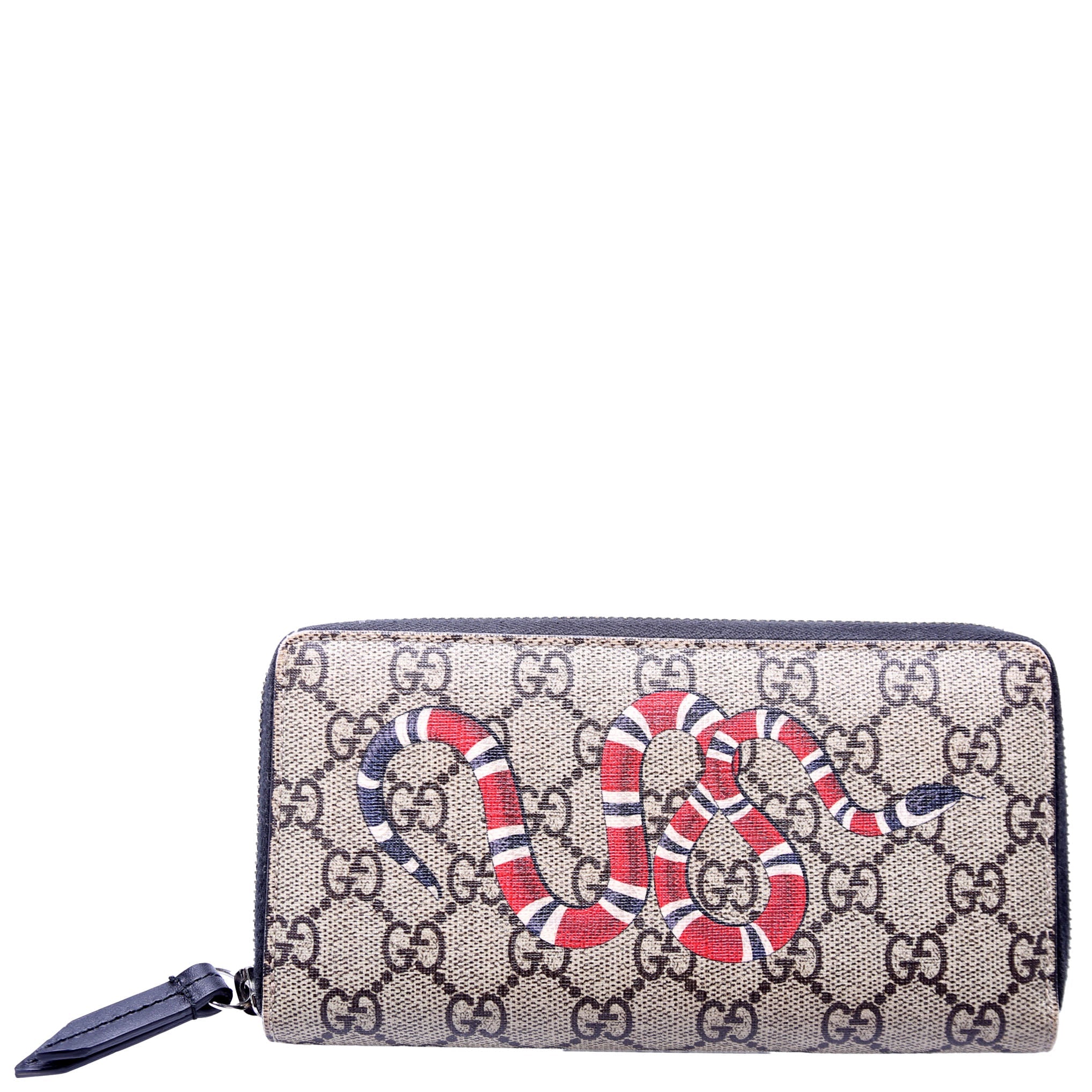 451273 GG Snake Wallet Red/Black