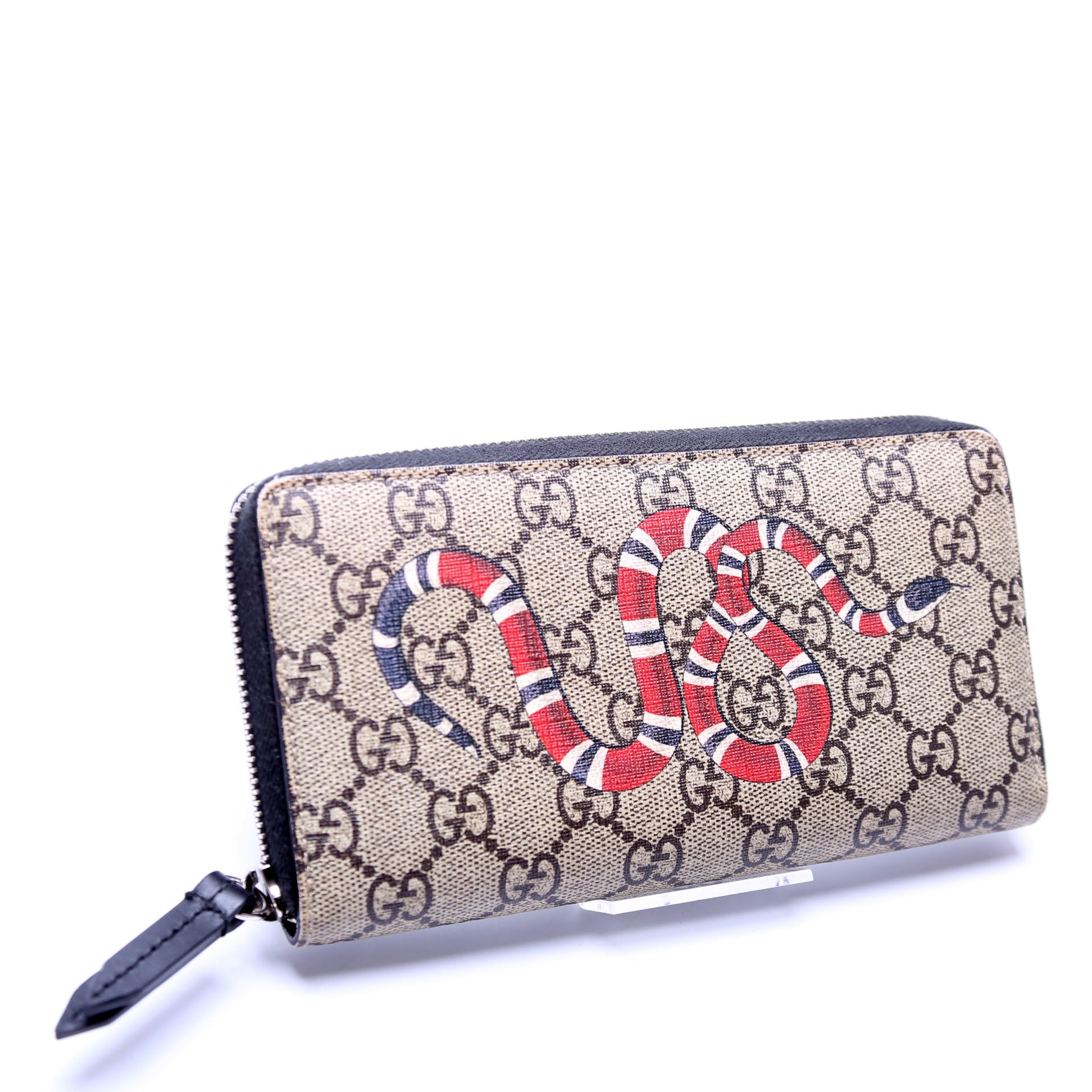 451273 GG Snake Wallet Red/Black