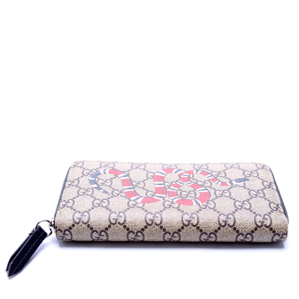 451273 GG Snake Wallet Red/Black