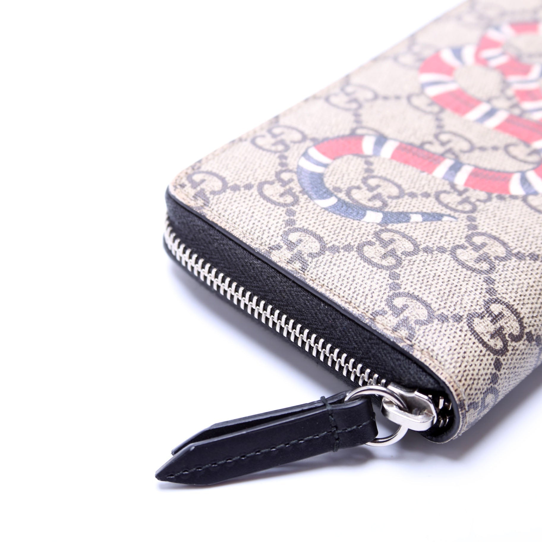 451273 GG Snake Wallet Red/Black